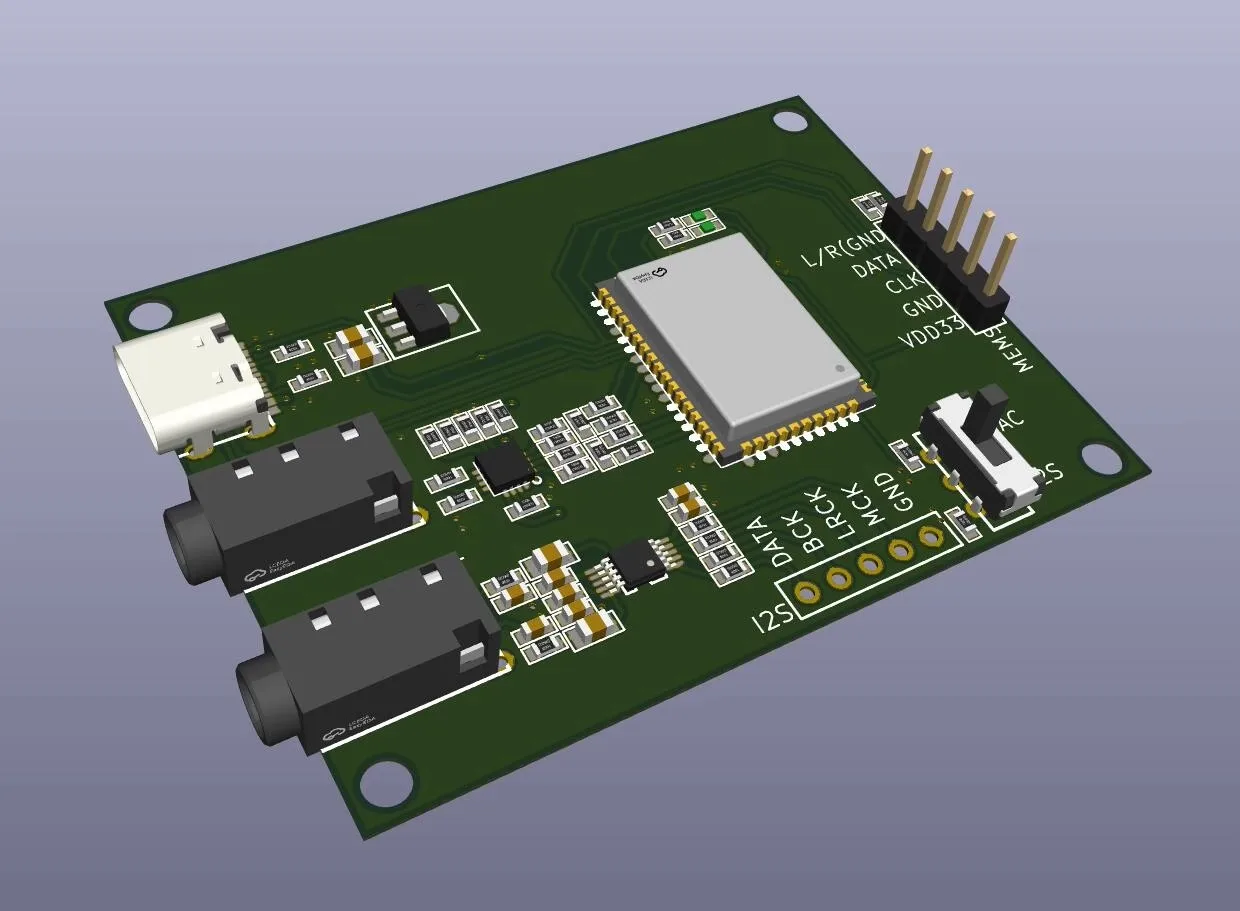 PDM MEMS mikrofon Digital Headset Decoding mikrofon silikon untuk I2S PCM Analog Output DAC modul