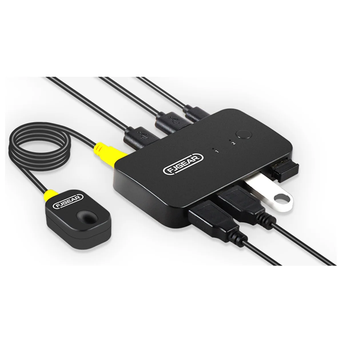 

Popular_FJGEAR USB-переключатель-адаптер 2 входа 4 выхода USB-коммутатор