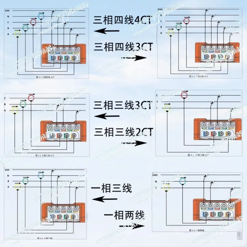 Power Quality Analyzer Handheld Harmonic Accessories Mi550 Three-Phase