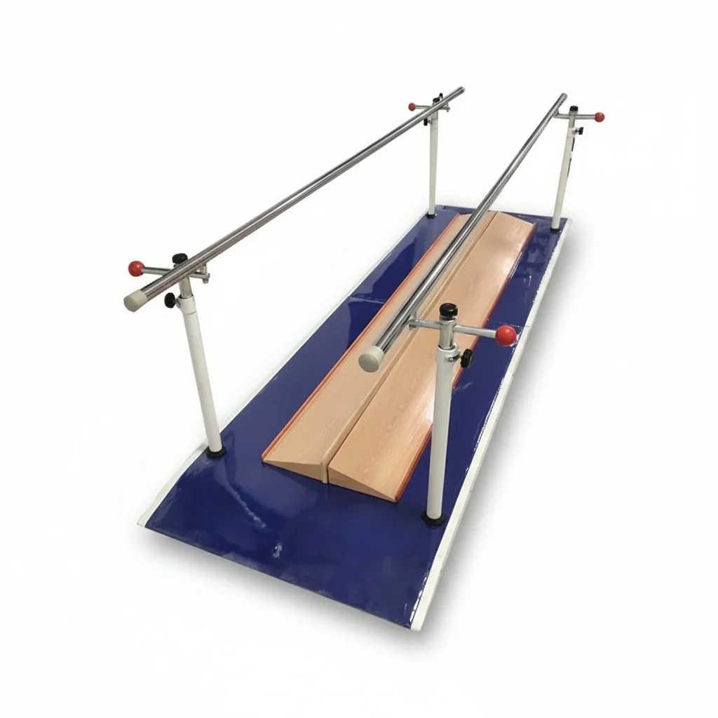 

Walking Correction Plate, Anti-Slip Carpet PVC Leather Rehabilitation Board, 15 Slope, Parallel Bar Training Exercise