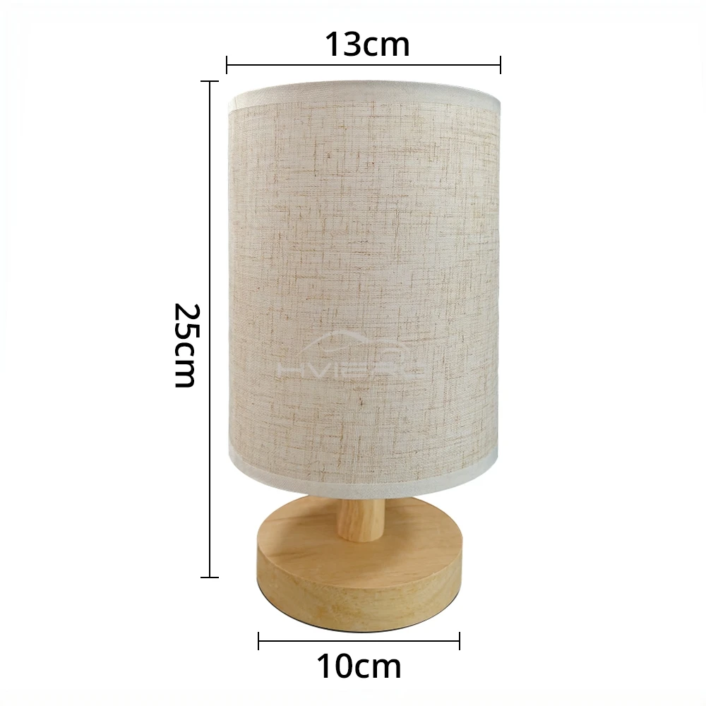 Hessian lampu hias ไม้แท้5V รีโมทคอนโทรลยูเอสบีโต๊ะห้องนอนอ่านหนังสือในบ้านประหยัดพลังงานไฟ LED กลางคืน