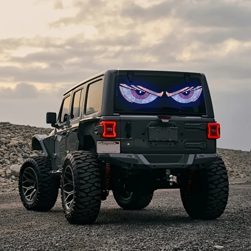 

2pcs, Truck SUV All Kinds Of Vehicle Models, USB 5V Demon Eye Decorative LED, DIY Install Devil's Eye Lantern Light with 11 Mode