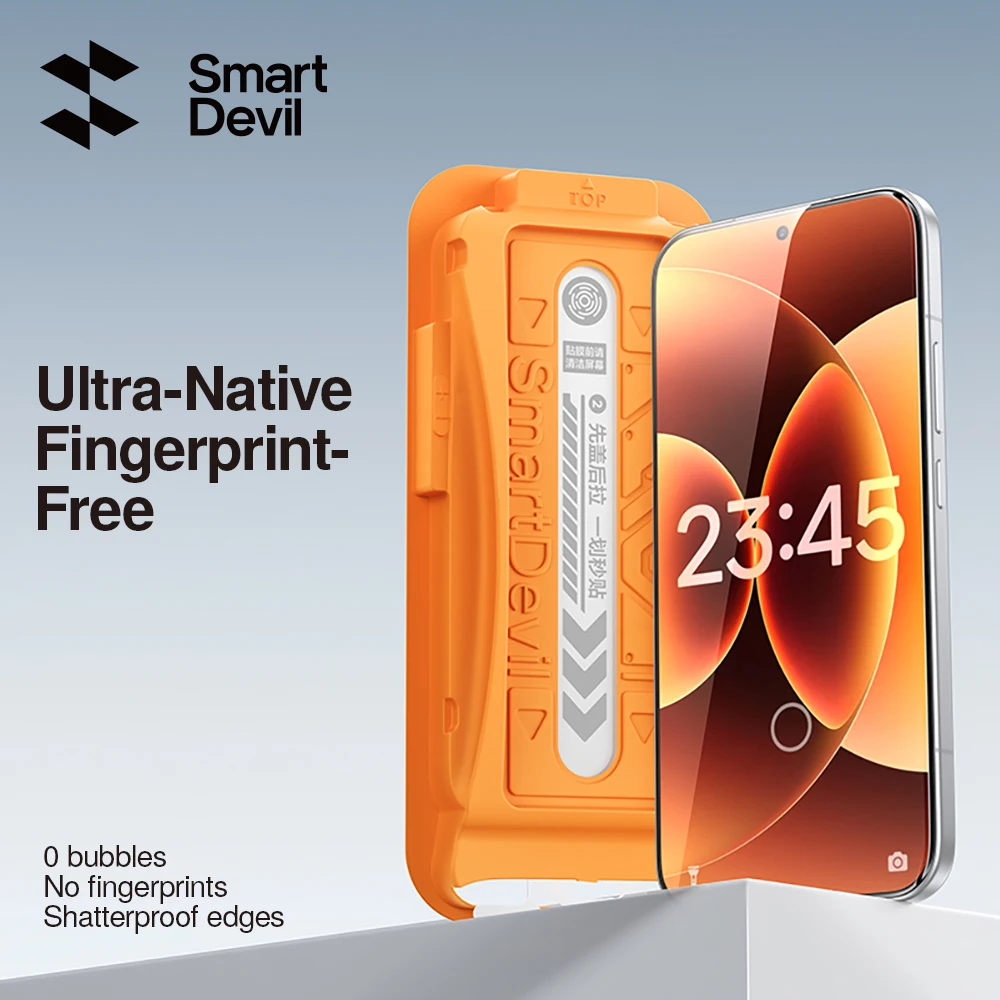 

SmartDevil 3PCS Dust-free Cabin Screen Protector for Xiaomi 17 Pro Max Mi 17 15 14 Anti-fingerprint Borderless HD Temperd Glass