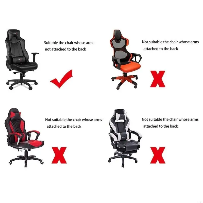 37ME Computer Slipcover Game Chair Cover for Reclining Racing Gaming Gamer Protector