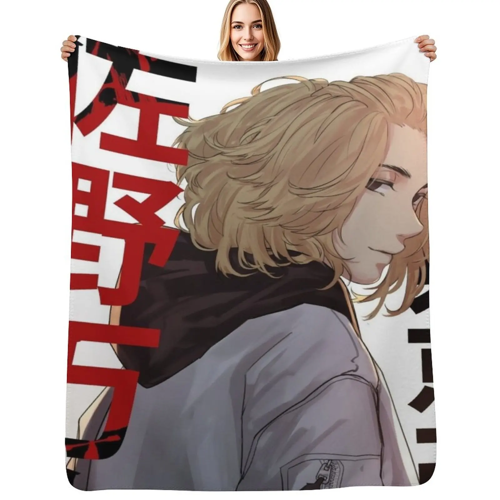 

Mikey Throw Blanket Lightweight Warm Blanket for Travel Camping