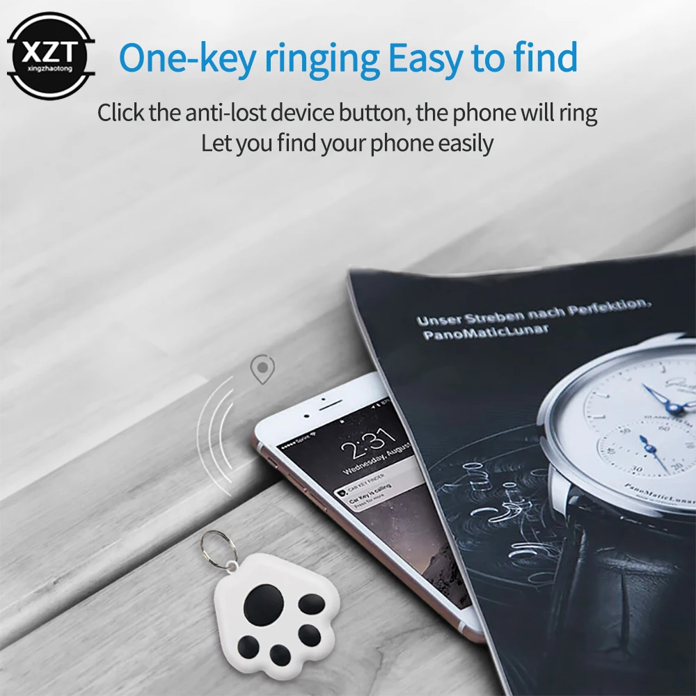 New Pets Smart GPS Tracker Mini Bluetooth Anti-Lost Device Locator Tracer For Pet Dog Cat Kids Car Wallet Key Collar Accessories