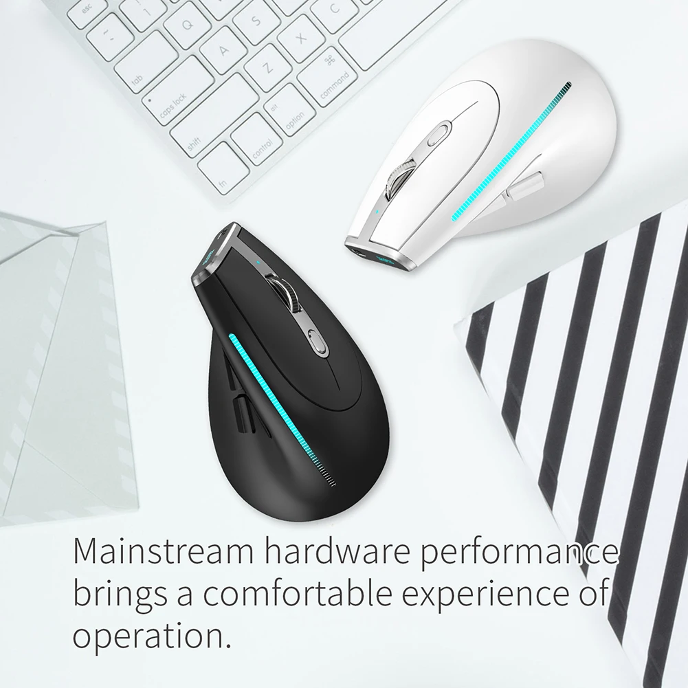 

F-36 2.4G Bluetooth-compatible Mice Professional 8 Buttons Wireless Rechargeable Mice for Computer Laptop Desktop