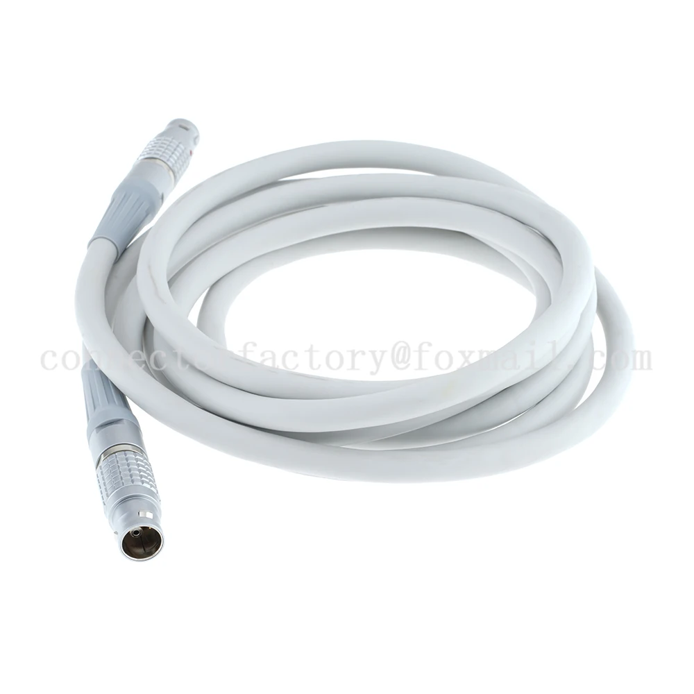 FGG To FGG 2B Male Plug  6+1 Gas-clectric Mixed Aviation Medical Connector With 1m 2m 2.5m 3m Cable Hole Size 15mm