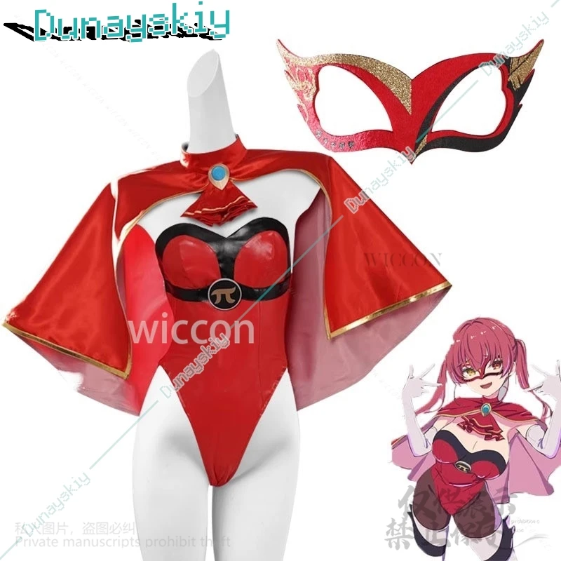 Houshou Marine Cosplay Anime How About Paipai Mask Costume Bodysuit Hololive Holo Vtuber Wig Sexy Halloween Xmas Customized