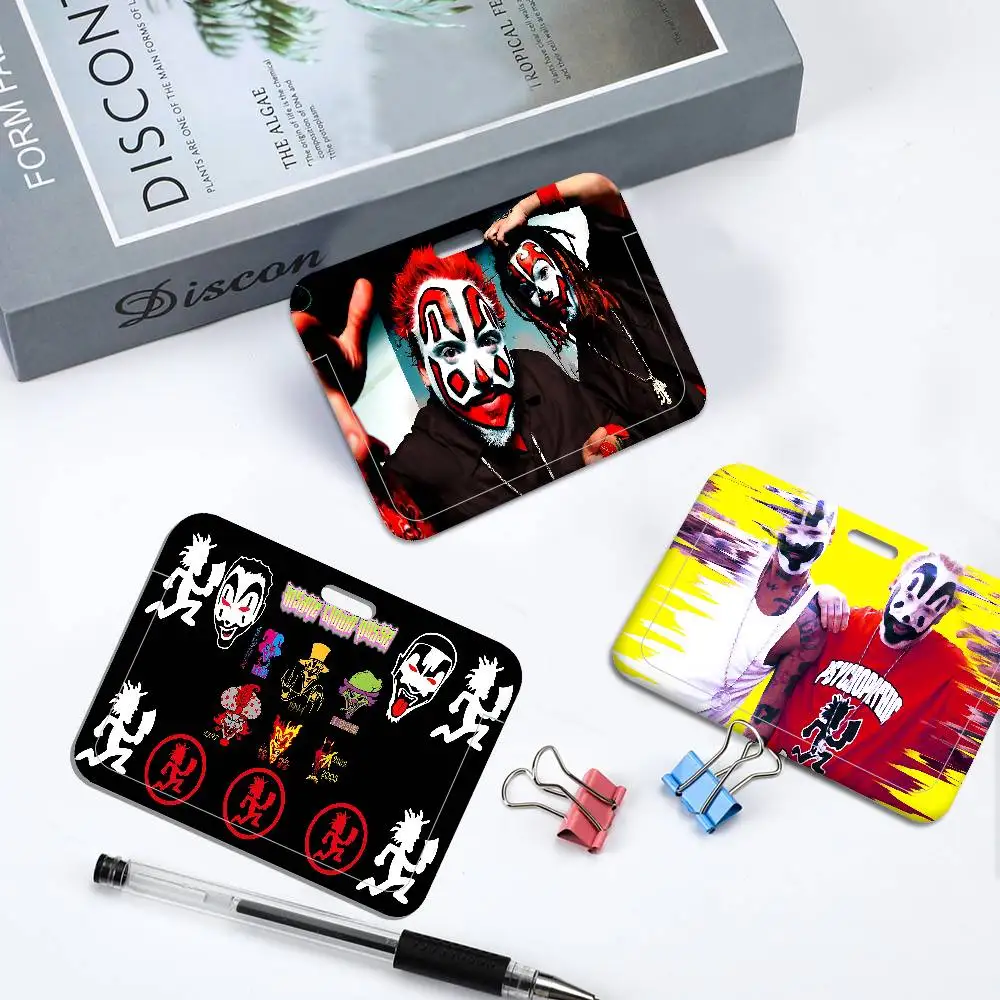 

Классический держатель для карт RAP Band I-Insane C-Clown P-Posse, держатель для удостоверений сотрудников компании, держатель для рабочих карт, деловые принадлежности