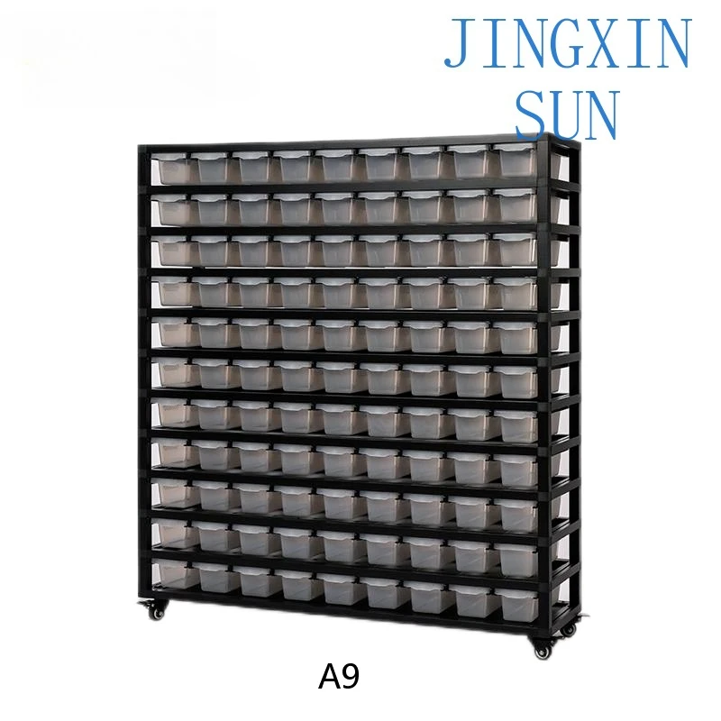 PET Plastic Reptile Box Tub Snake Breeding Cage with Metal Rack