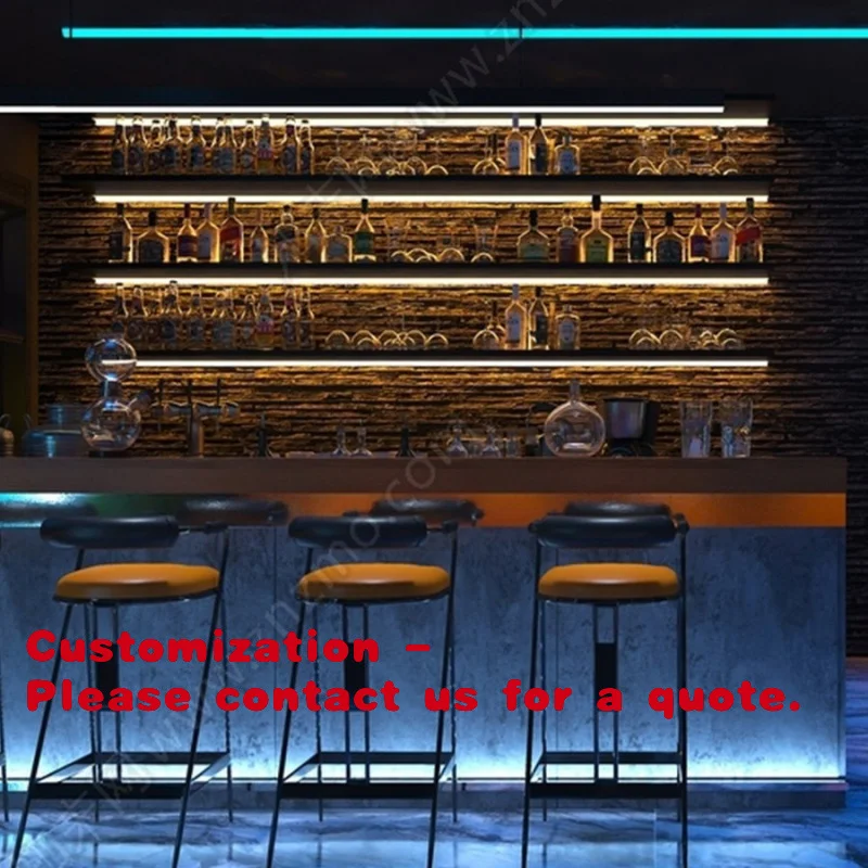 

Настенная минималистичная подставка для вина, настенный держатель для бокалов, подвесная полка для красного вина, железная подставка для ресторана, художественная кованая подставка для бокалов.