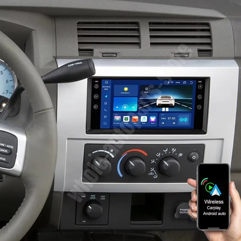 For Universal Jeep Android 13 In-Car Navigation 7-inch - with CarPlay and Android Auto 2+32G