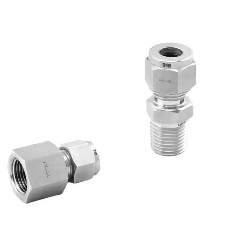 1/16, 1/4, 1/8,3/8,1/2,1 Inch Instrument , Pipe Compression Fitting, Compression Adapter