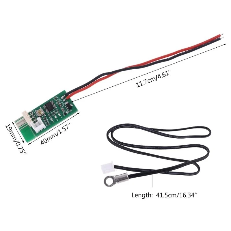 12v pwm ventilador de 4 fios controlador de velocidade de controle de temperatura chassi gabinete ventilador de computador controle de temperatura redução de ruído