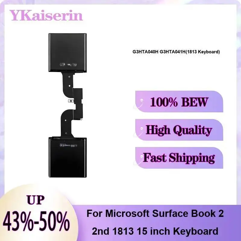 0-8030mAh For Microsoft Surface Book 1 Enhanced Keyboard 2 1703 1704 13.5 Inch Screen 1703 1704 1705 1832 1834 1835 2ND Battery