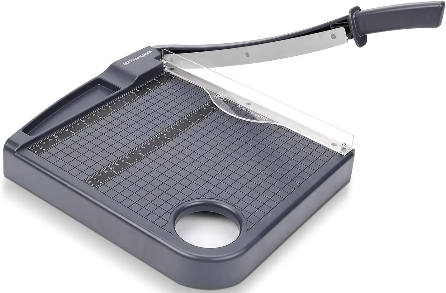 

12" Paper Cutter with Precision Cutting, Safety Lock, and 12-Sheet Capacity for Cardstock, Cardboard, Photo, Vinyl, Crafts