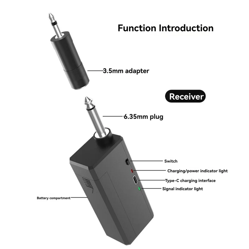 

Система адаптеров MG-6, беспроводной микрофонный передатчик, приемник для динамического гитарного микшера, аудиосистемы viht