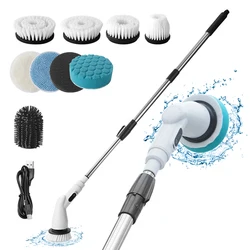 Electric Cleaning Brush 8 in 1 Multifunctional Household Wireless Rotatable Cleaning Brush For Bathroom Kitchen Windows Toilet