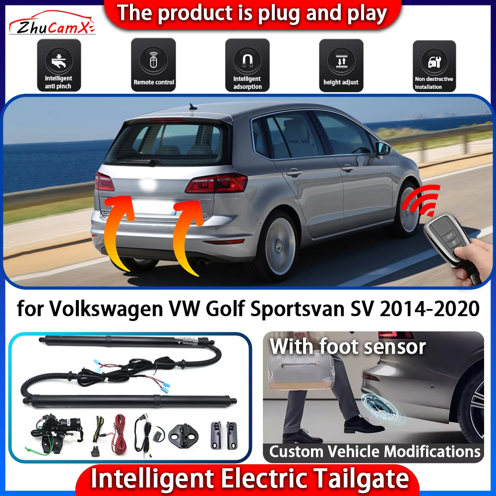 Smart Powered Tailgate System for Volkswagen VW Golf Sportsvan SV 2014-2020 Automatic Intelligent Electric Trunk Lift Control