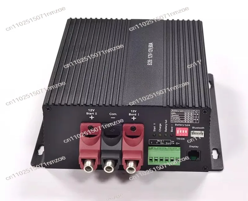 

Умное дорожное зарядное устройство 2-14,6 В, 60 А для автофургонов и кемперов, двойное зарядное устройство с дисплеем Bluetooth