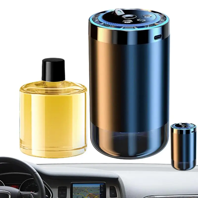 

Car Scents Diffuser Romantic Air Fragrance Diffuser With Starry Sky Projector Long Lasting Portable Dashboard Decoration