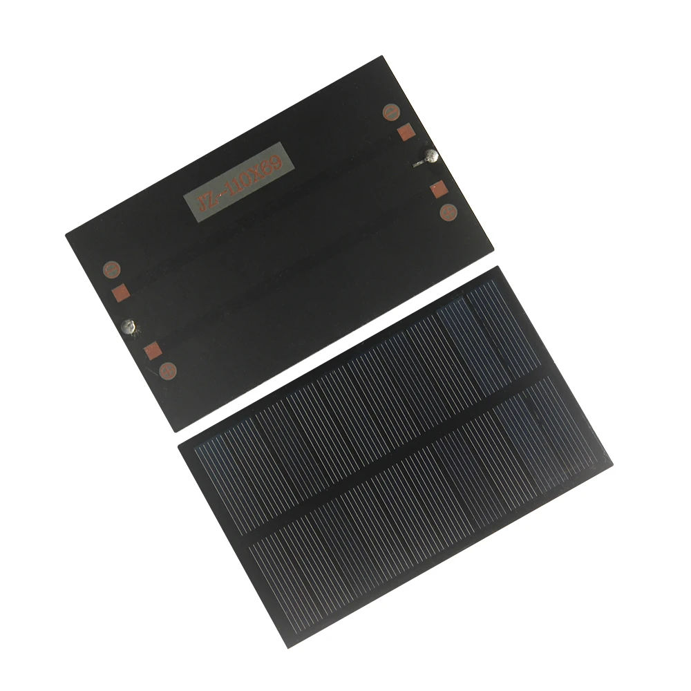 BUHESHUI 5V 240MA 1.2W Mini Solar Panel Cell DIY Solar Charger For 3.7V Power Battery Light 110*69MM 30pcs/lot