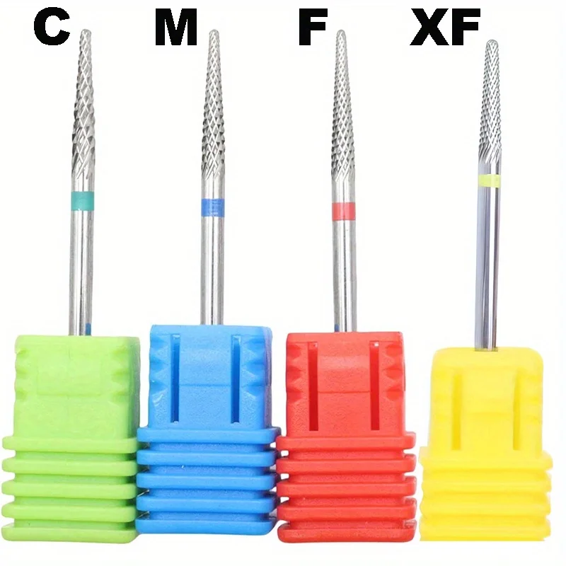 Profesjonalny zestaw frezów karbidowych do paznokci - łatwe usuwanie żelu i akrylu, narzędzia do polerowania - idealny do manicure i pedicure