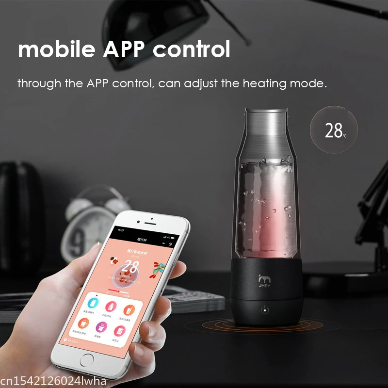 Youpin JMEY Portable Electric Kettle Household Travel Insulated Water Boiler APP Remote Control 300ml Stainless Steel Electric