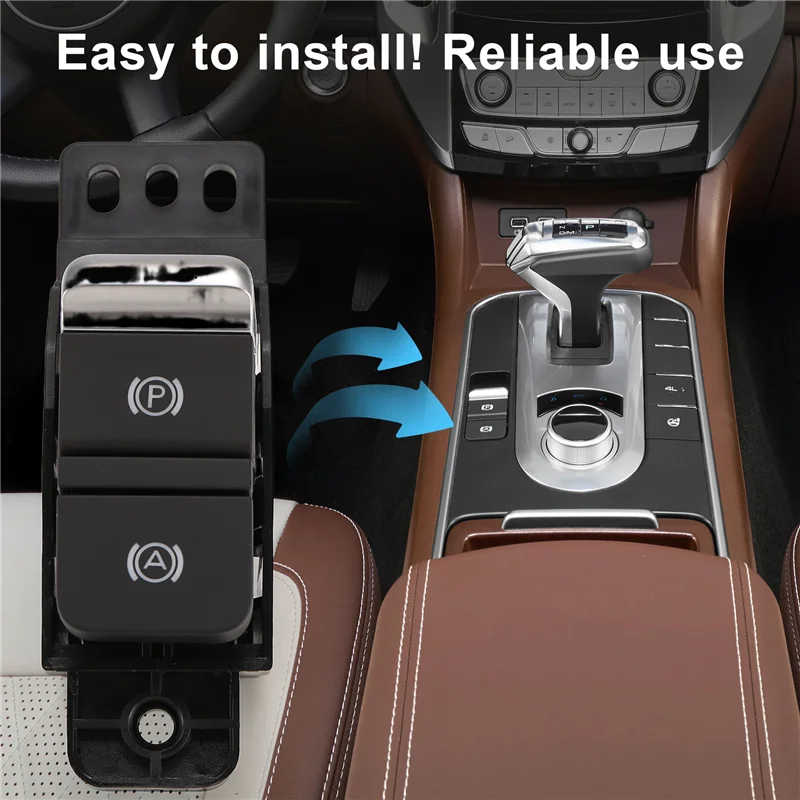

Practical Car Electrical Park Brake Parking EPB Button Handbrake Switch For Great Wall GWM Poer Cannon Pao 3508100XPW04A