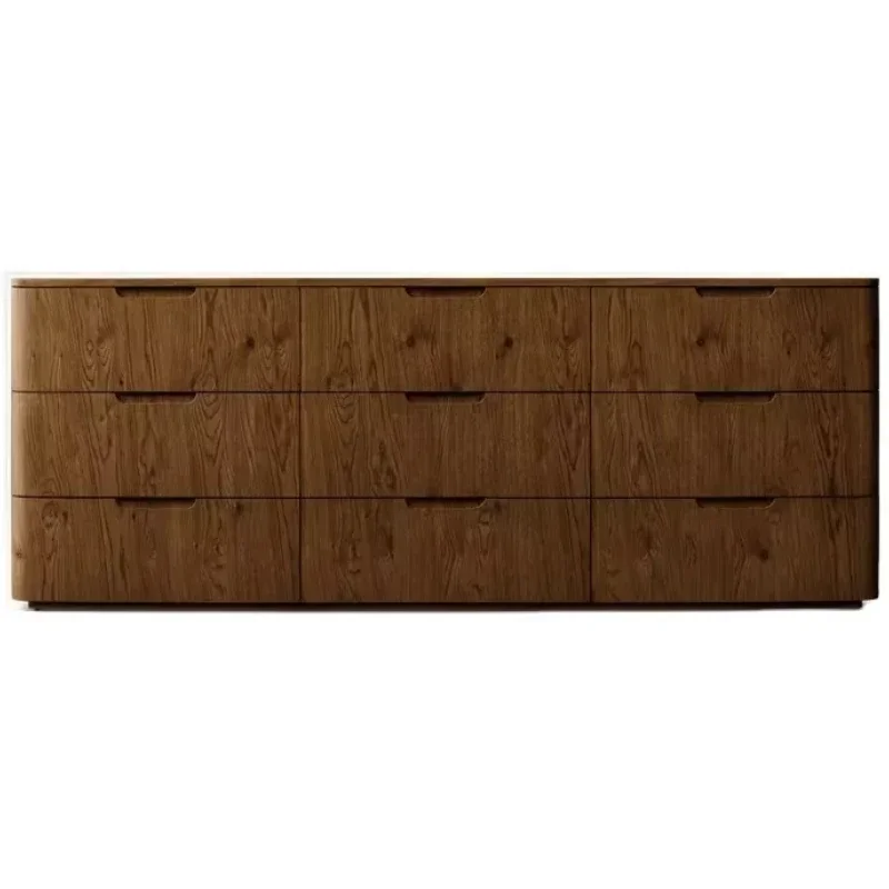 

Luxury Design Cabinets Bedroom Furniture Solid Oak Frame 9 Drawer Dresser