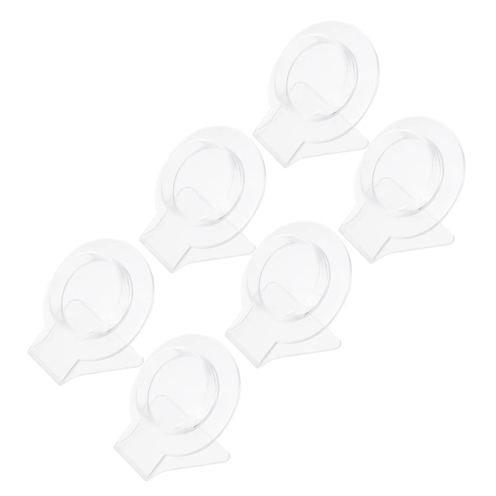 

6pcs Acrylic Bracelet Display Stand Transparent Jewelry Holder Watches Hand Chains Support Organizing Rack Durable Clear Storage