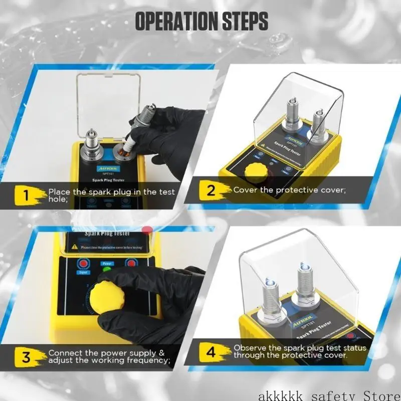 

Автомобиль XXFF для тестера свечей зажигания 110 В/220 В, детектор рабочей частоты от 0 до 6000 об/мин