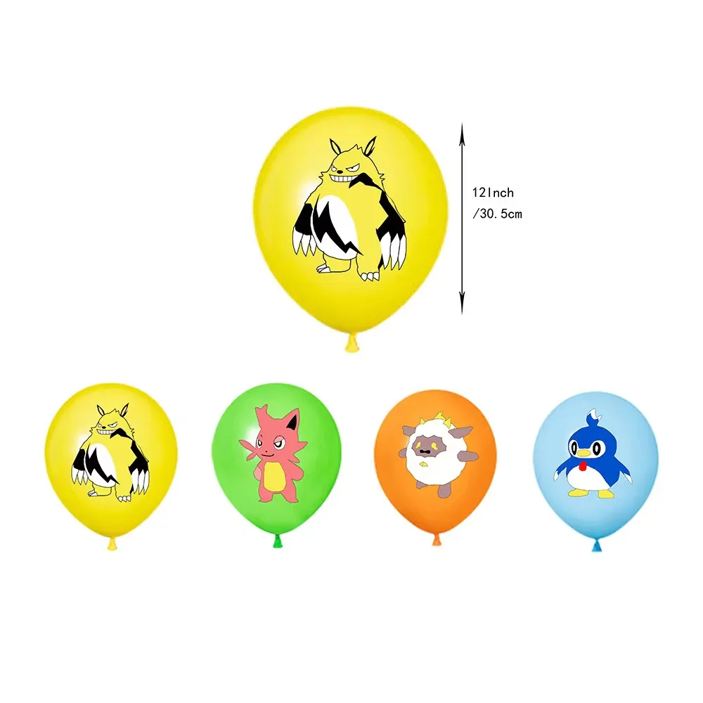 palworld Birthday Party Supplies Balloon Banner Tableware Cake Topper Party Decoration Baby Shower