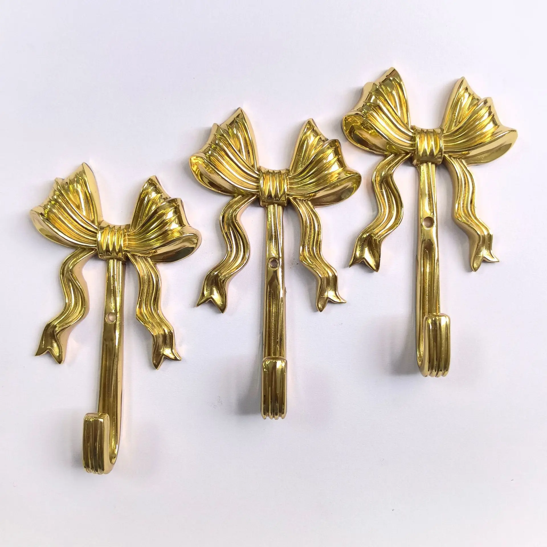 Ganci Da Parete Oro - Set Di Ganci Decorativi Per Appendere - 3