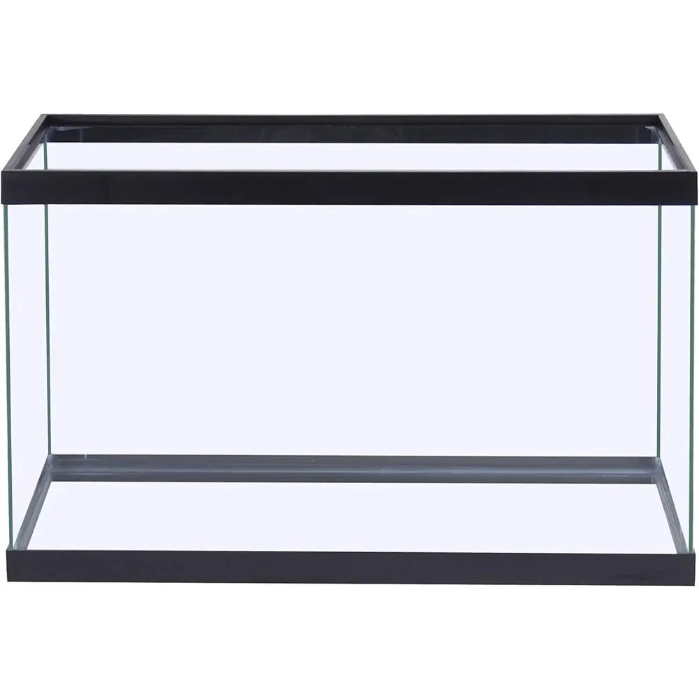 Modern Rectangular Glass Aquarium 29 Gallons Rectangular Fish Tank Assorted color Lightweight