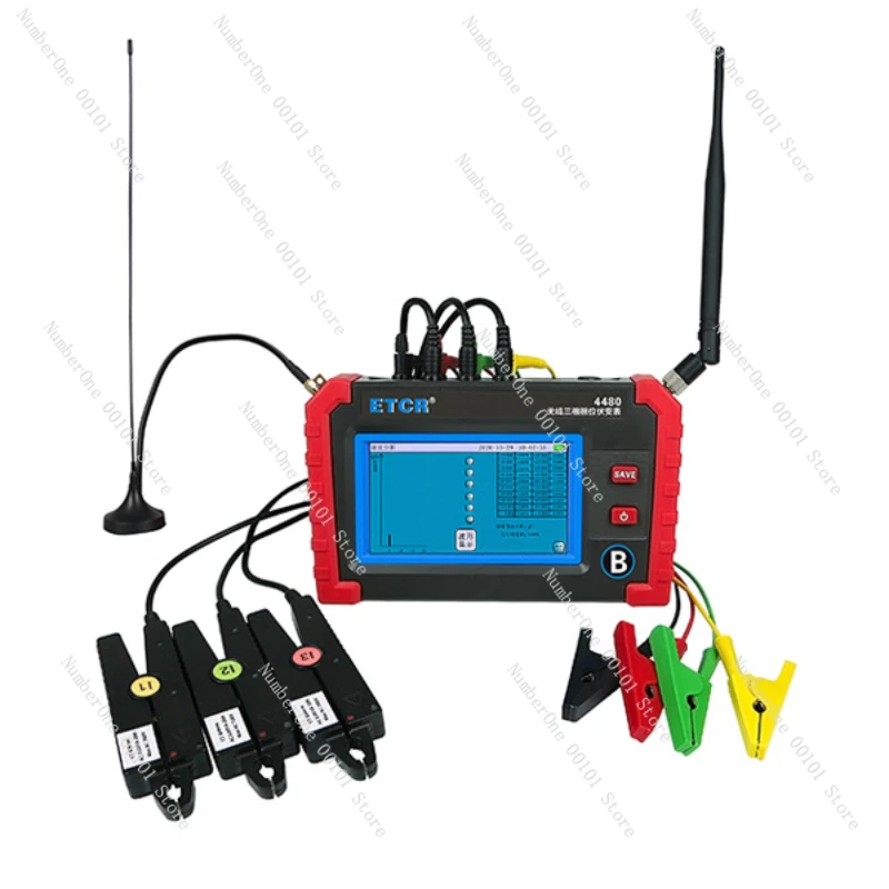 

Измерение частоты фазы, коэффициент мощности, гармоническая мощность Etcr4480, цифровой беспроводной трехфазный ампертер напряжения
