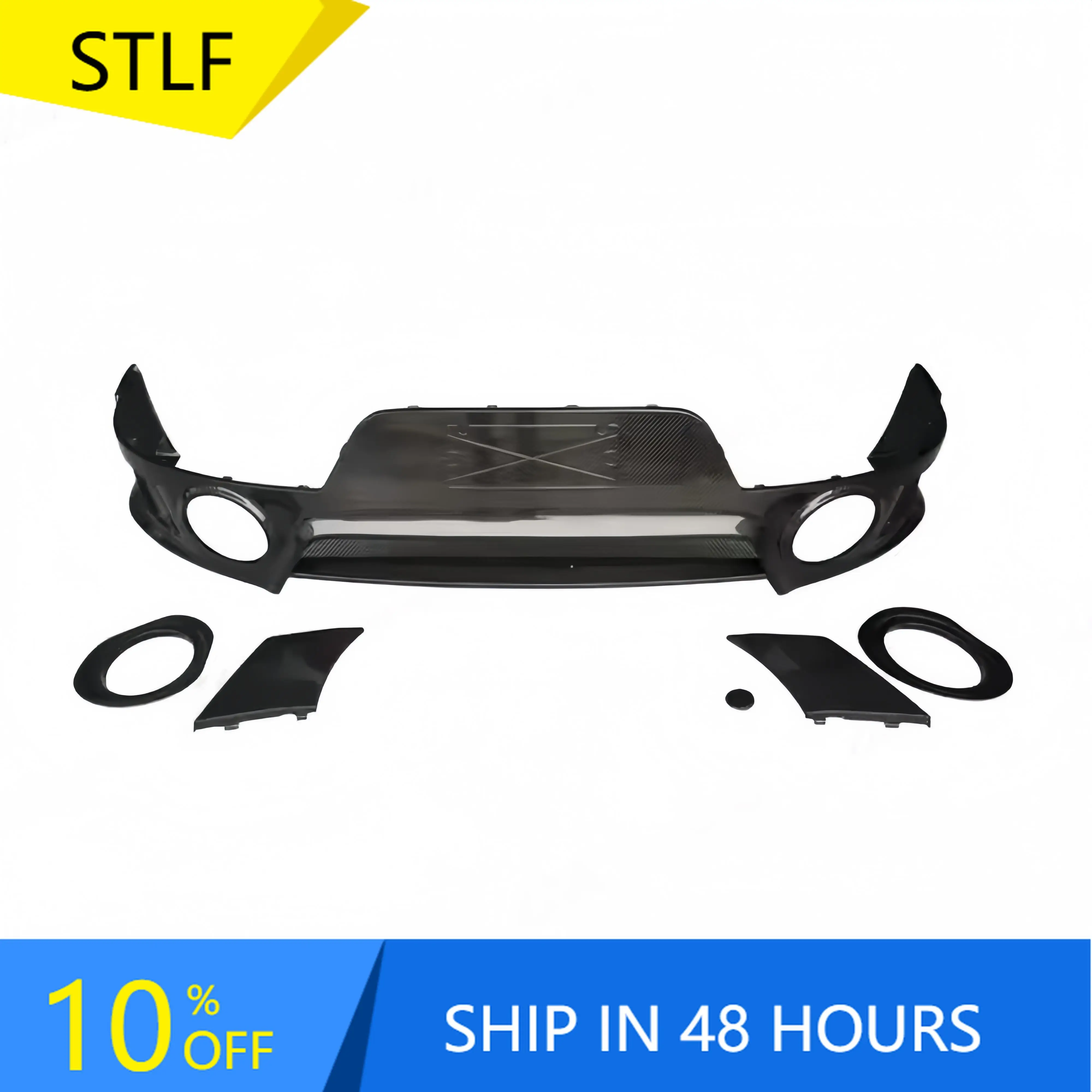 

STLFHigh Quality Dry Carbon Fiber Rear Lip Diffuser Body Kit Upgraded GT2RS Style for Porschess 911/991