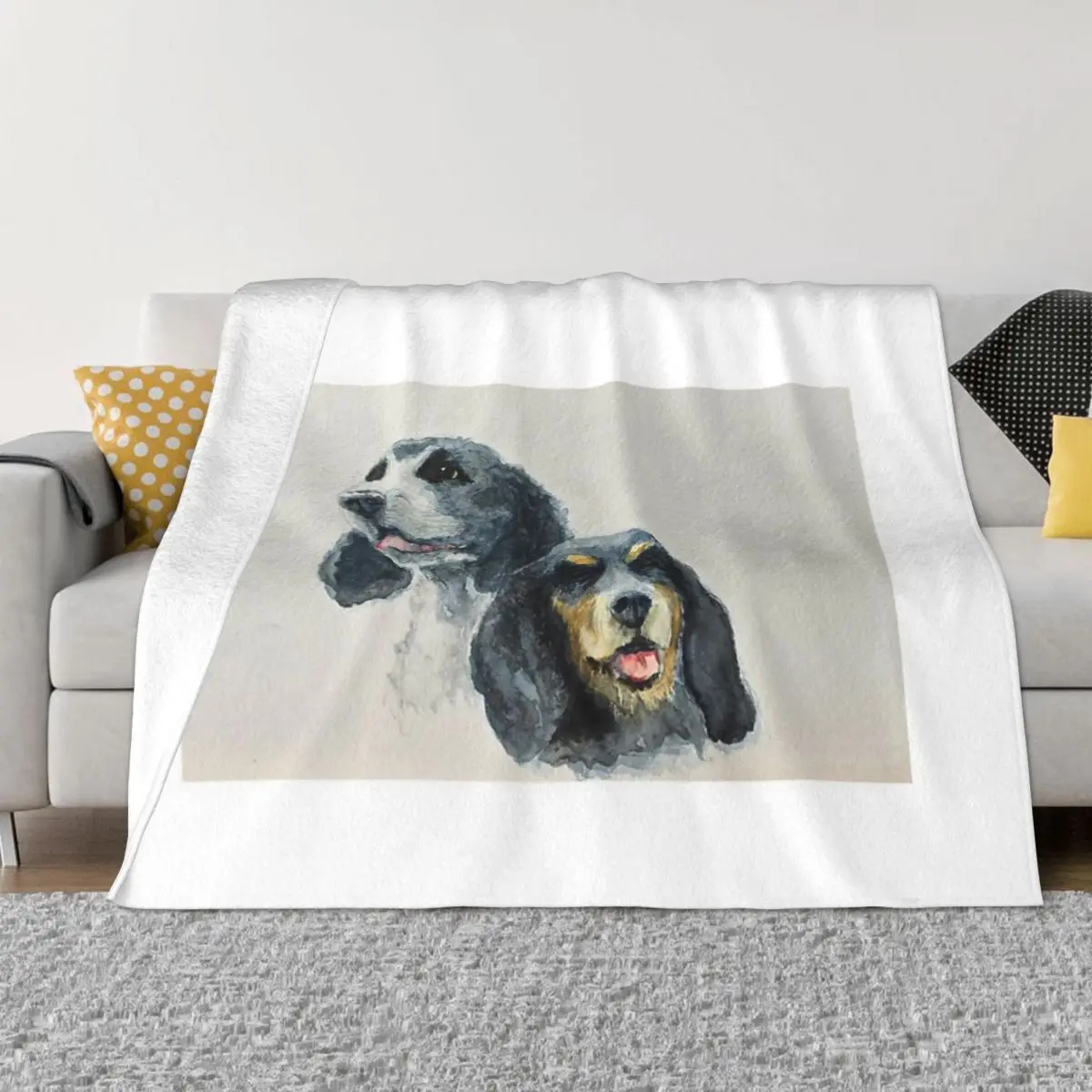 Lady And The Gentleman Plush Bed Blankets Couple Blankets Home And Decoration Throw Blanket