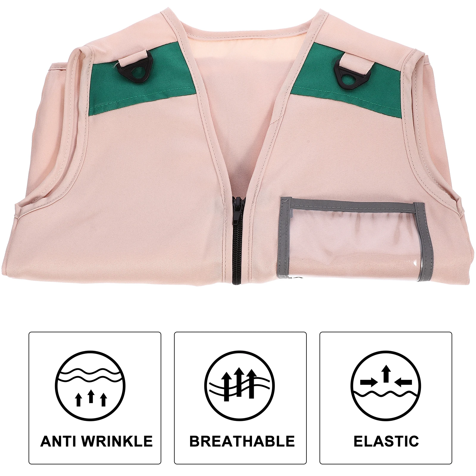 Vest Adjustable Children Adventure Costume With Multiple Pockets Outdoor Exploration Vest For Cosplay Camping