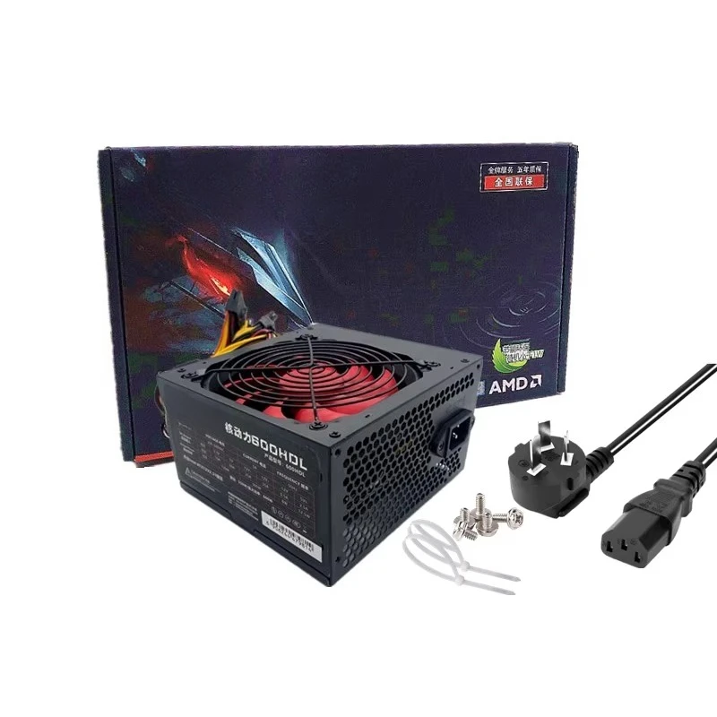 

For Xindongli rated 550W peak 600W active silent desktop computer host ATX power supply 500W 400W
