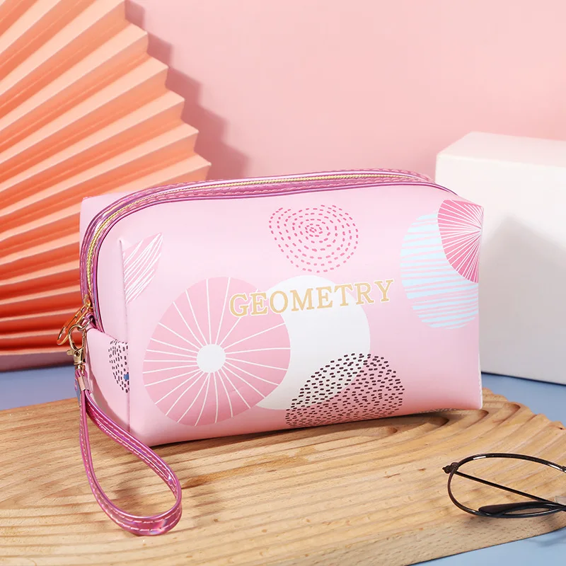 Portable Makeup Bag Multifunctional Large Capacity Waterproof Toiletry Bag Travel Cosmetics And Sanitary Napkin Storage Case