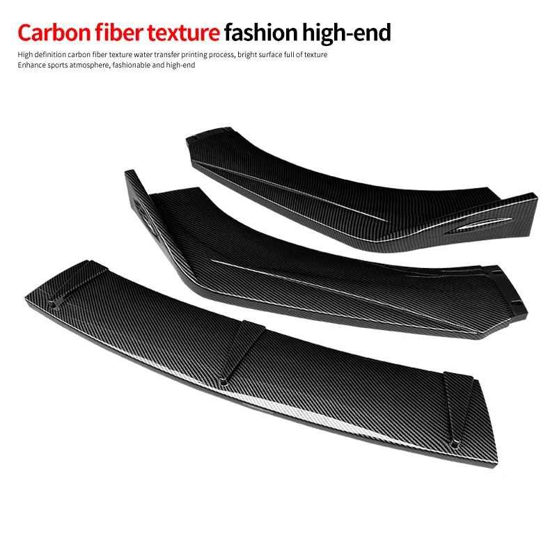 For Audi A1 2011-2019 2018 Car Front Bumper Splitters Lip Body Kit Spoiler Side Skirts Extensions Rear Wrap Angle Shark Fins ABS