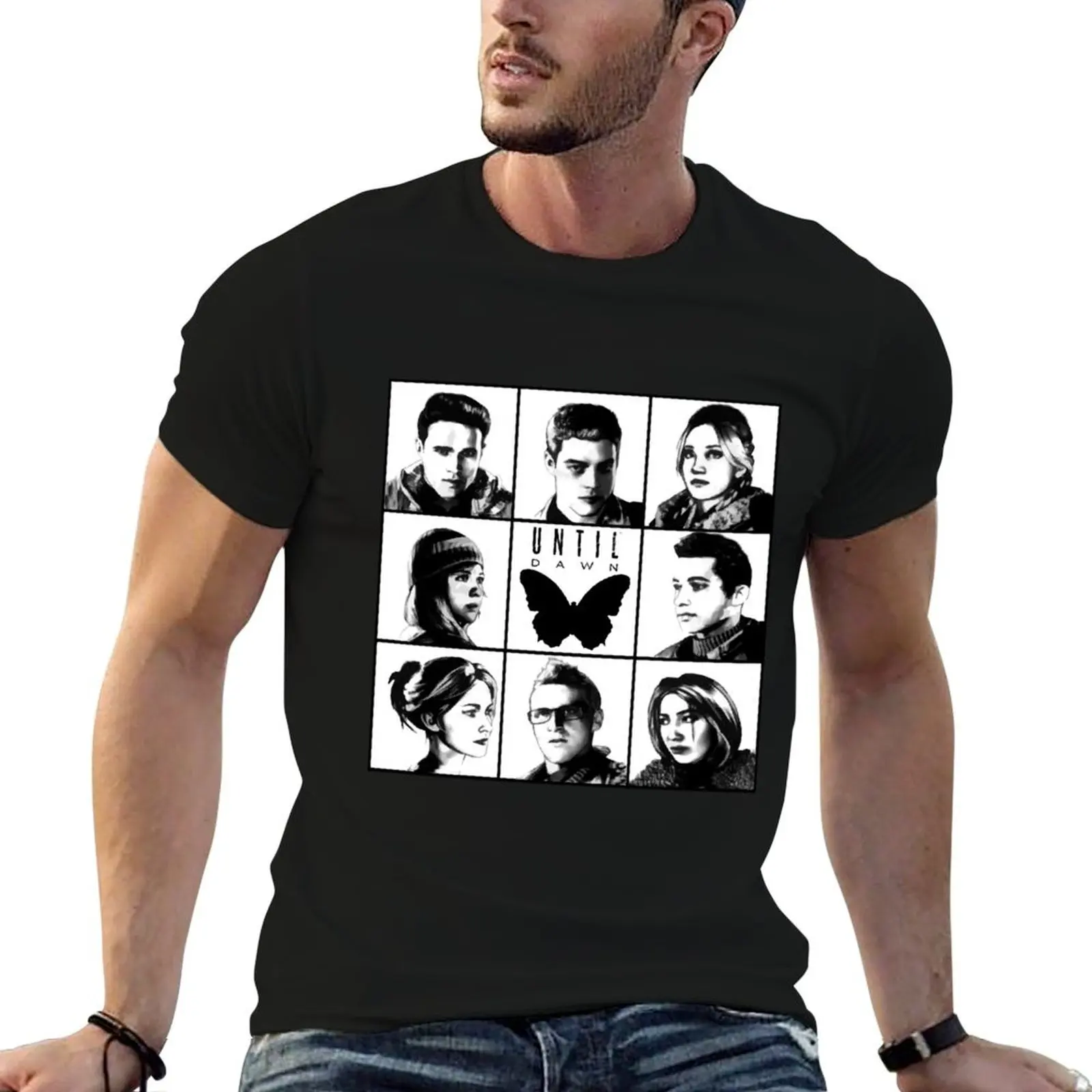 Until dawn - main characters T-Shirt Big and Tall Short Sleeve Tee
