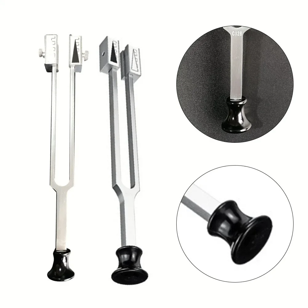 128Hz Tuning Fork for Neurological Assessment Vibrational Therapy and Holistic Wellness Practices Aluminum Build