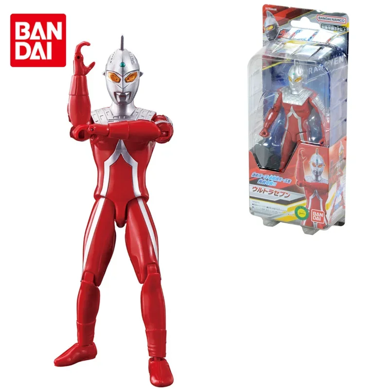 

Фигурки героев аниме Bandai UAF Ultraman UltraSeven, оригинальные игрушки для мальчиков и девочек, детские подарки на день рождения, Коллекционная модель