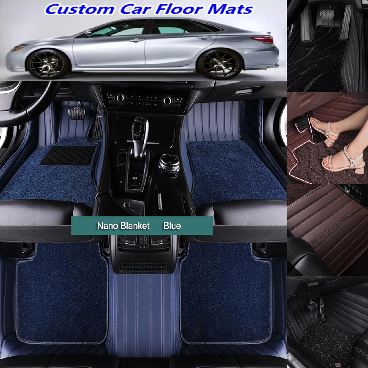 

5D Custom Car Floor Mats For Acura RDX 2006-2023 Years Auto Carpets Double Layer Foot Coche Blanket Accessories Liners