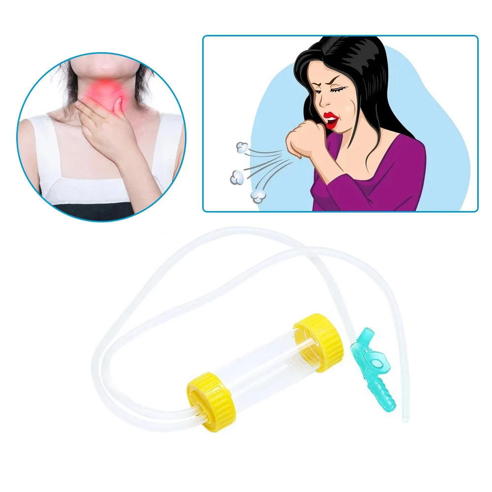 1-10pcs Disposable Medical Mucus Extractor Manual Nasal Aspirator With Suction Tube Quickly Gently Clear Stuffed Nose