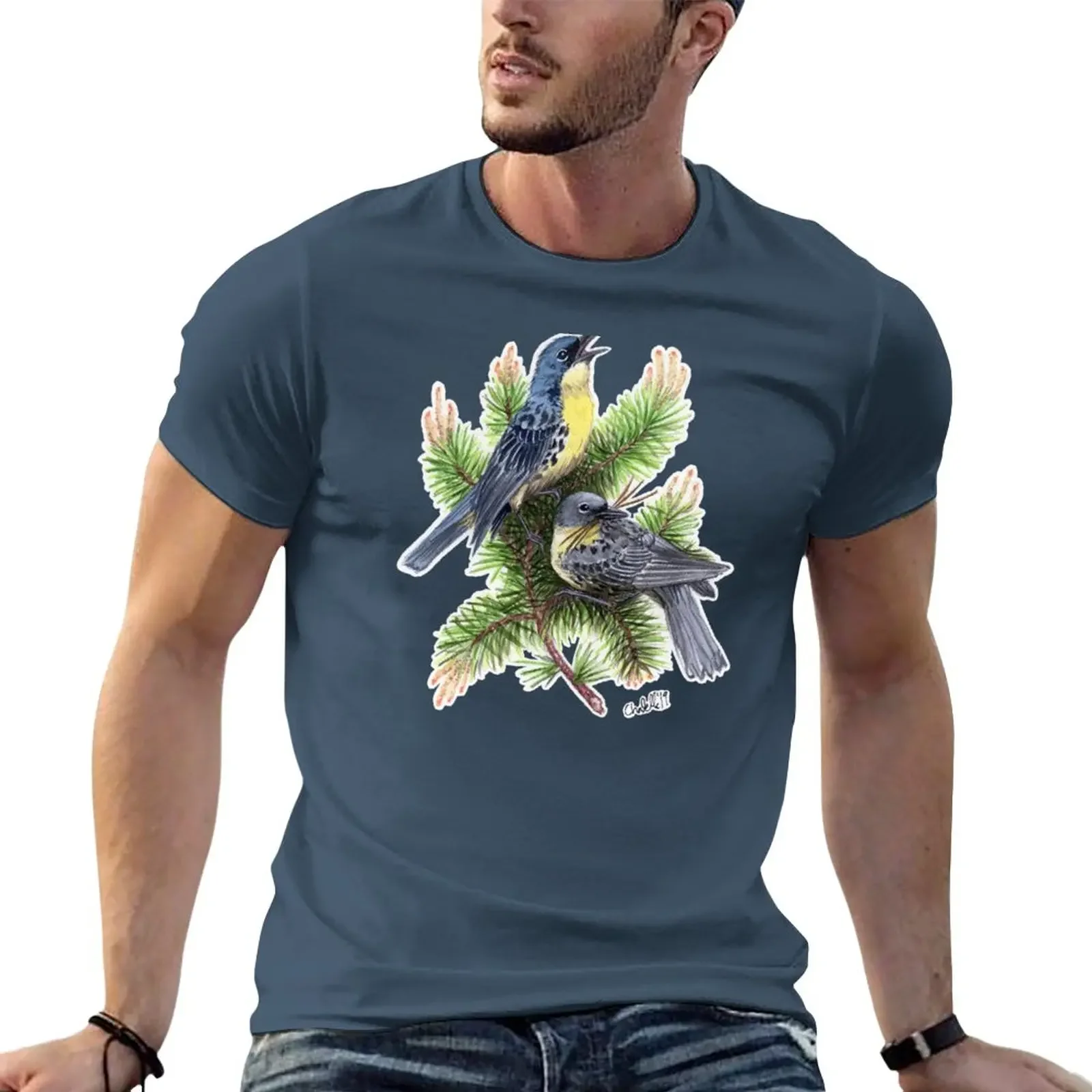 Kirtland's Warbler T-Shirt quick drying oversized funny t shirts for men