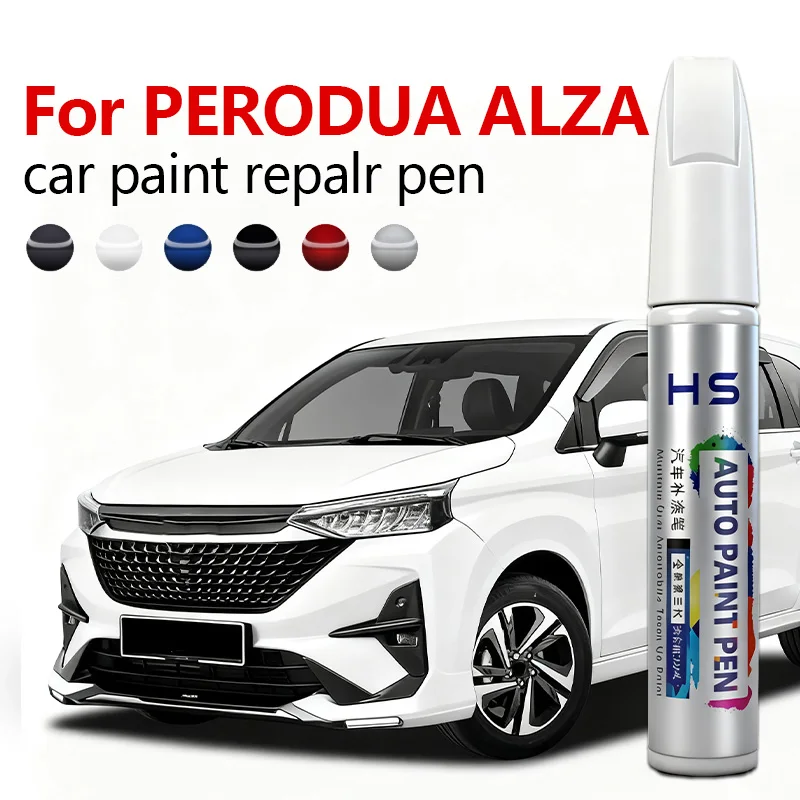 

Ручка для ремонта автомобильной краски, аксессуары для ремонта царапин, черный, 209, синий, B77, красный, R67, серебристый, S28, синий для 2009-2025 PERODUA ALZA